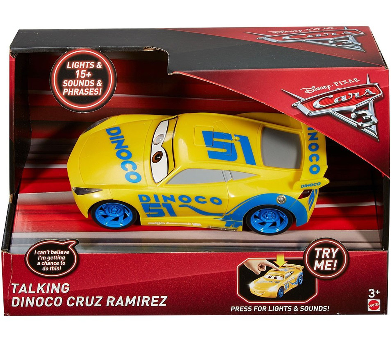 disney cars cars 3 dinoco cruz ramirez vehicle