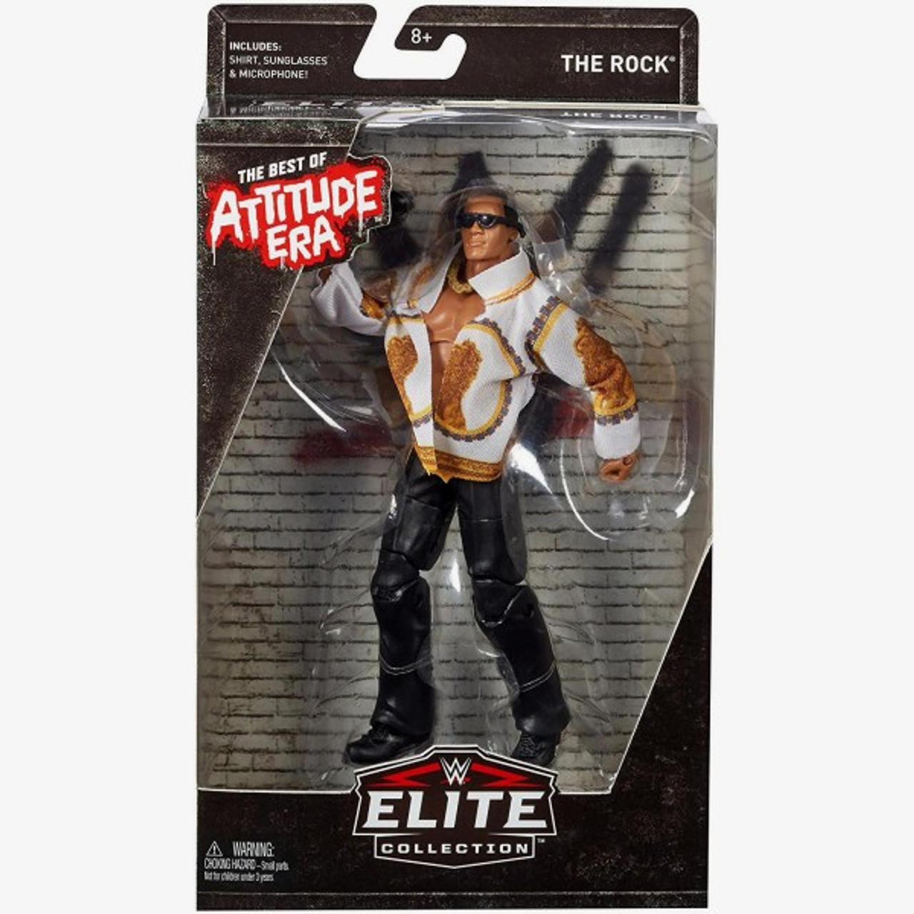 wwe wrestling elite best of attitude era the rock action figure