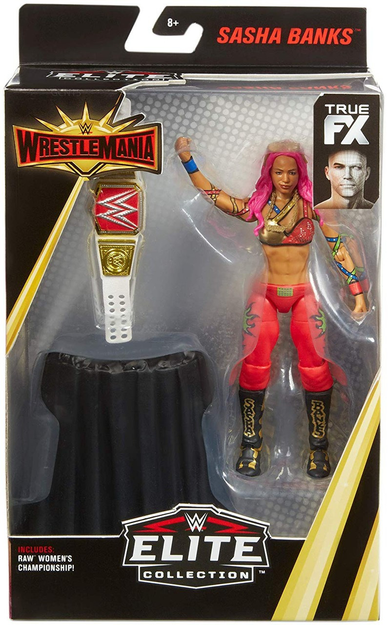 wwe wrestling elite wrestlemania 32 sasha banks action figure