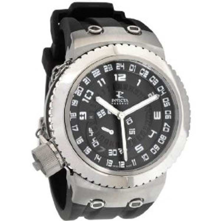 Invicta 0234 Mens Reserve Russian Diver Swiss Made Quartz GMT Watch | Free Shipping