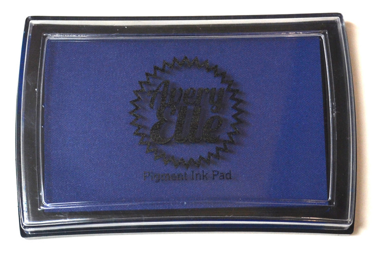 Our Sapphire Pigment Ink Pad is a gorgeous shade of blue and coordinates with our Sapphire premium card stock. Our water-based premium pigment inks offer fantastic coverage with our clear stamps and are fast drying, embossable, acid free and non-toxic. Made in Taiwan
