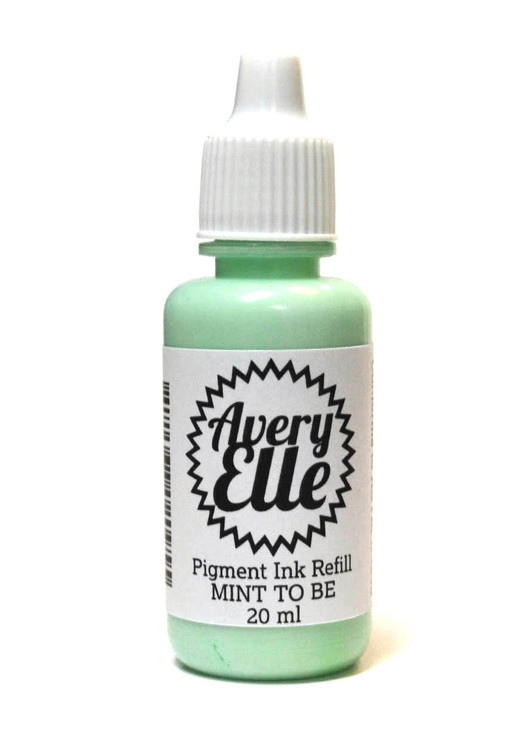 Our Mint To Be Pigment Ink Refills extends the life of our Mint To Be Pigment Ink Pads.