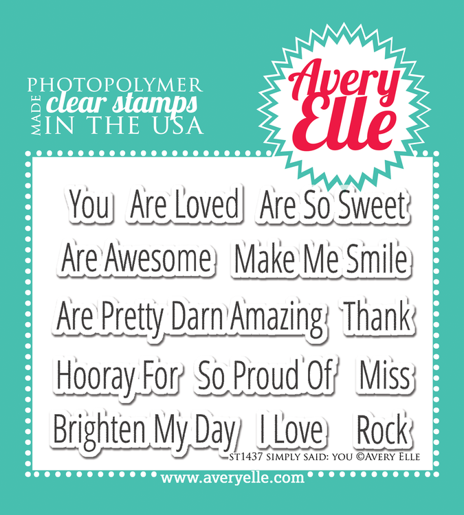 Simply Said You Clear Stamps