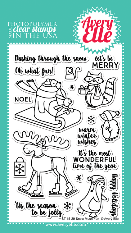 Snow Much Fun Clear Stamps