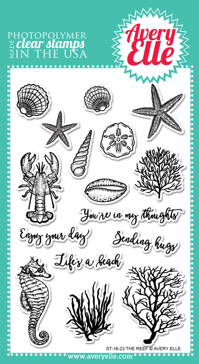 Avery Elle The Reef Clear Stamps