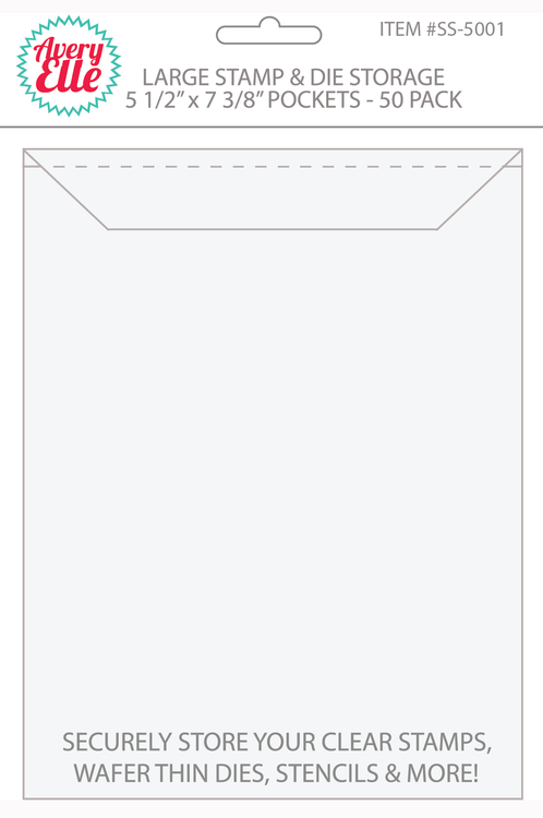Large Stamp and Craft Die Storage Pockets
