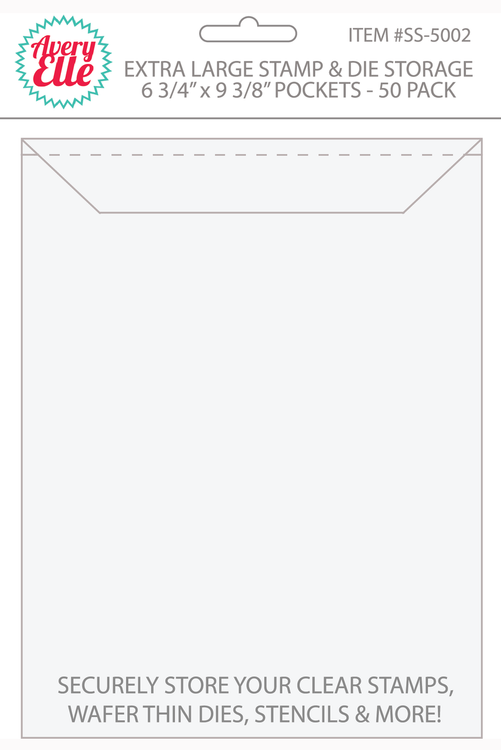 Extra Large Stamp and Craft Die Storage Pockets