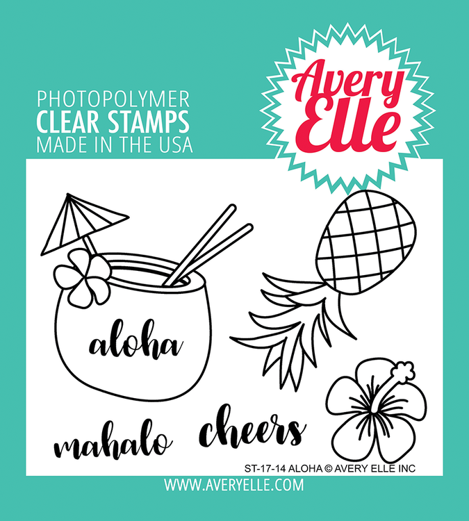 Avery Elle Aloha Clear Stamps