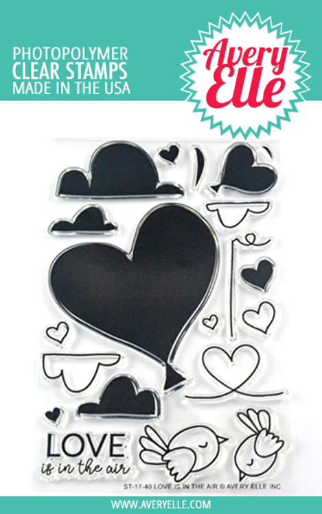 Avery Elle Love Is In The Air Clear Stamps