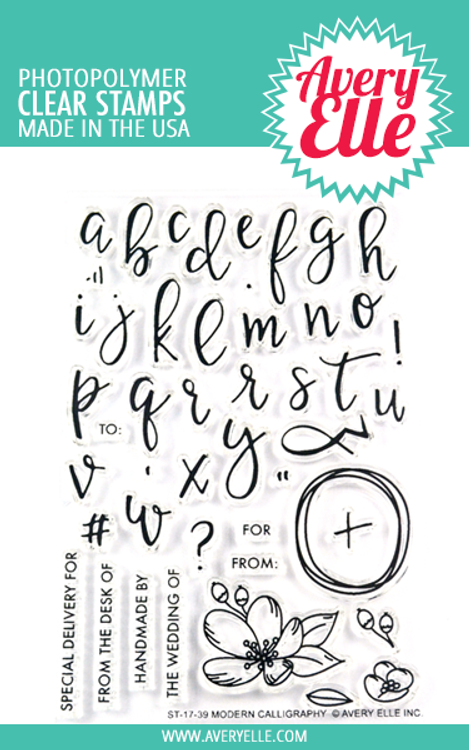 Avery Elle Modern Calligraphy Clear Stamps