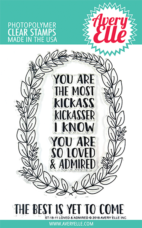 Avery Elle Loved & Admired Clear Stamps