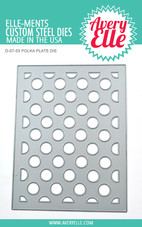 Avery Elle Polka Plate Die