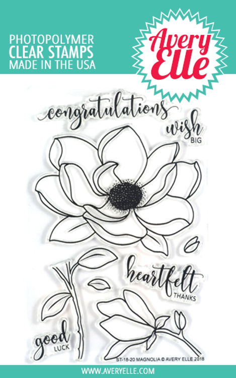 Avery Elle Magnolia Clear Stamps