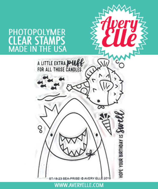 sea prise clear stamps