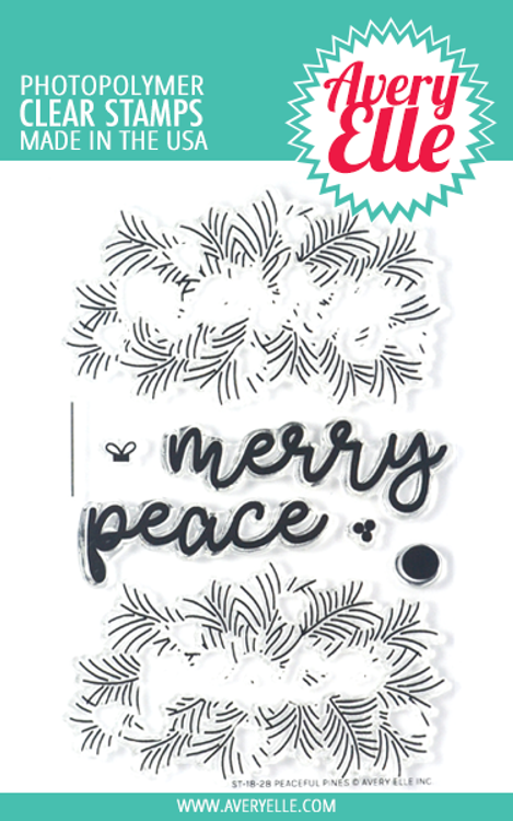 Avery Elle Peaceful Pines Clear Stamps