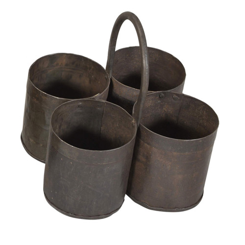 4 POT IRON PLANTER (JK186)