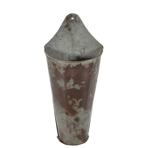 IRON HALF ROUND PLANTER (JM136)