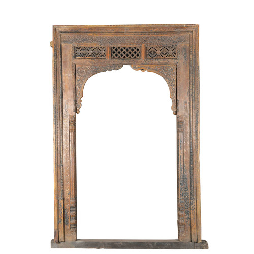 CARVED TEAK DOOR FRAME (JP011)