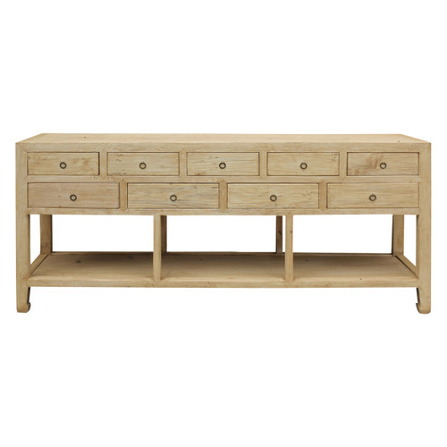 CONSOLE TABLE NINE DRAWER (EC200)