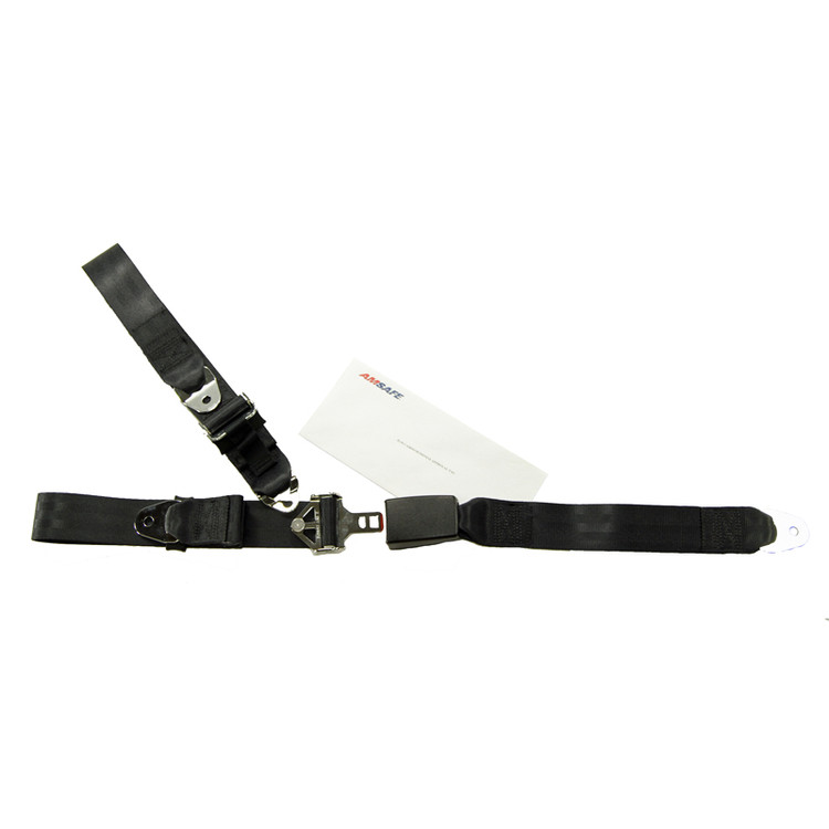 Mooney M20 A thru K - Front, Fixed Strap