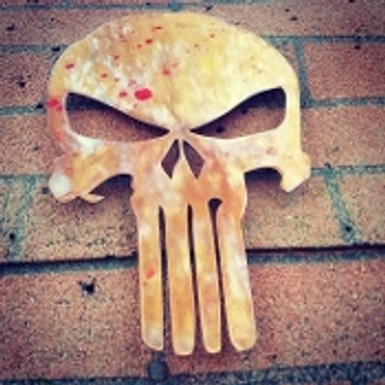 Rustic Punisher 15" x 10" Rustic Punisher 15" x 10"