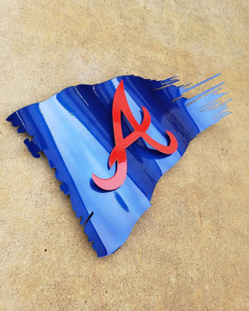 24" x 14" Atlanta Battle Worn Flag 24" x 14" Atlanta Battle Worn Flag