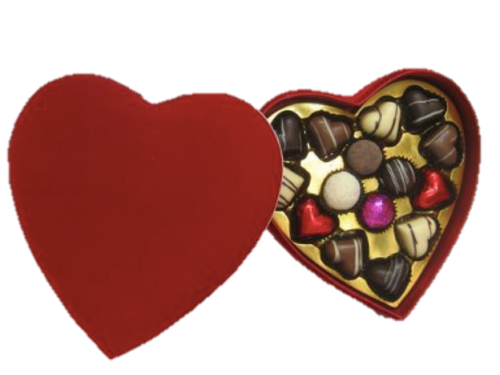 Deluxe red heart box - 15 chocolates $67.50 Deluxe red heart box - 15 chocolates $67.50