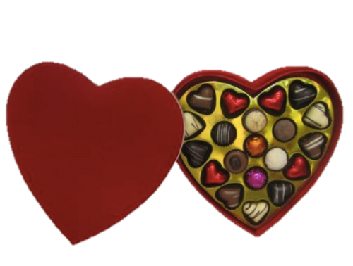 Deluxe red heart box - 20 chocolates $77.50 Deluxe red heart box - 20 chocolates $77.50