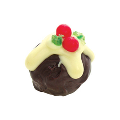 Fruity & alcoholic Christmas Truffle in dark chocolate Fruity & alcoholic Christmas Truffle in dark chocolate