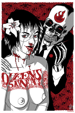 " QUEENS OF THE STONE AGE" THROWRAG