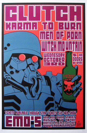 "CLUTCH with KARMA TO BURN"