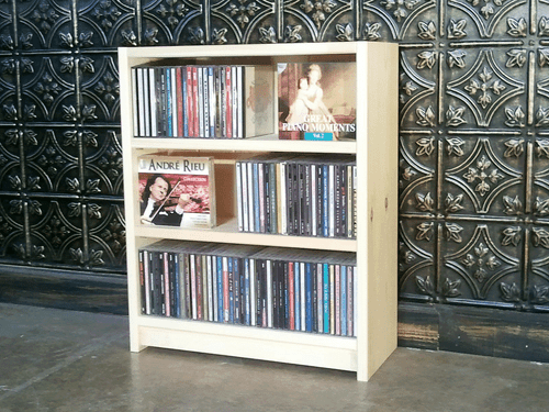 22"H CD Bookcase Storage