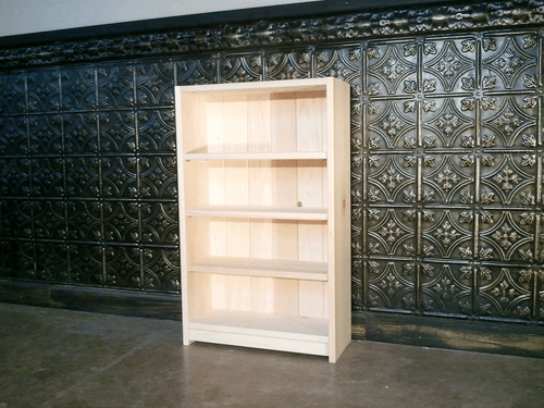 29"H CD/DVD Paperback Bookcase spaced for CD's.
