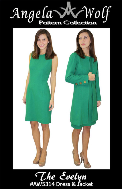The Evelyn Dress and Jacket AW5314 - PAPER PATTERN The Evelyn Dress and Jacket AW5314 - PAPER PATTERN