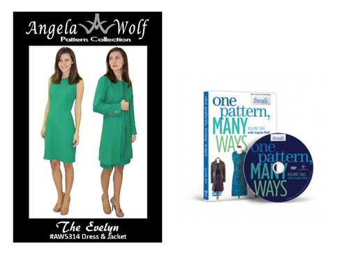 Combo package with the Evelyn sewing pattern and DVD Combo package with the Evelyn sewing pattern and DVD