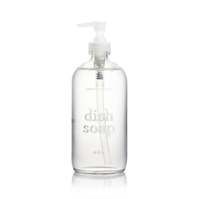 Dish Soap Glass Bottle