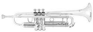 Bach TR500S standard trumpet (silver finish)