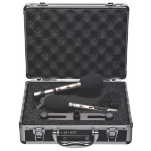 AKG C451B-STEREO-PAIR Matched Pair of C451B Cardioid Small Diaphragm Condenser Microphone