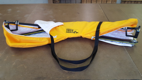 Each Rigger is individually sleeved in it's own zippered compartment. Fully padded for maximum protection. A balanced shoulder bag for easy carrying, and a new clear window for labeling. Each bag hold (2) riggers.