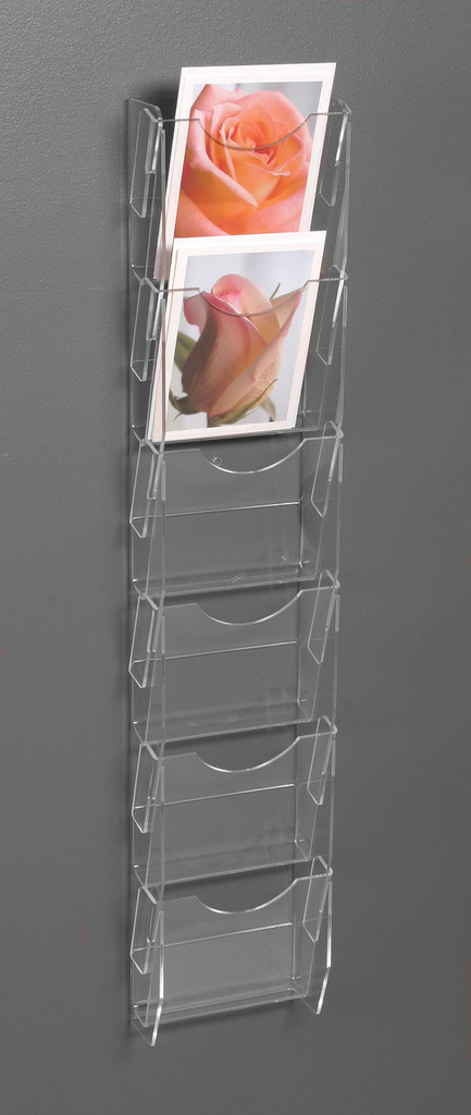 Logo. Compare Card greeting vertical rack note cards acrylic pocket display postcard ladder six mounted holders pockets clear displays use