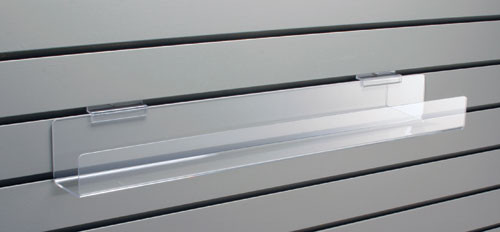 Flat Shelf with Lip for Slatwall (choose size)