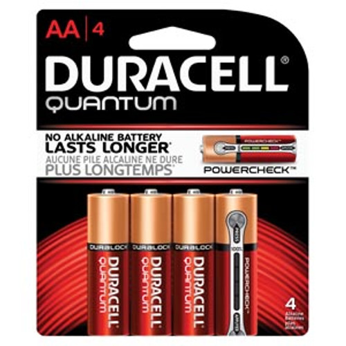 QU1500B4Z10 Duracell Battery, Alkaline, Size AA, 4pk, 14pk/bx, 4 bx/cs (UPC# 66217) Sold as cs QU1500B4Z10 Duracell Battery, Alkaline, Size AA, 4pk, 14pk/bx, 4 bx/cs (UPC# 66217) Sold as cs