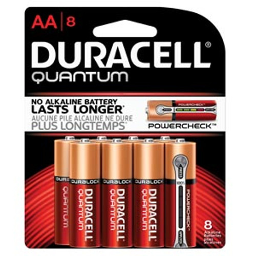 QU1500B8Z10 Duracell Battery, Alkaline, Size AA, 8pk, 8 pk/bx, 6bx/cs (UPC# 66225) Sold as cs QU1500B8Z10 Duracell Battery, Alkaline, Size AA, 8pk, 8 pk/bx, 6bx/cs (UPC# 66225) Sold as cs