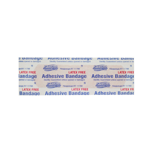 7616 Dukal Corporation Bandage, Plastic Adhesive Strips, 3/4" x 3", 100/bx, 24 bx/cs Sold as cs 7616 Dukal Corporation Bandage, Plastic Adhesive Strips, 3/4" x 3", 100/bx, 24 bx/cs Sold as cs