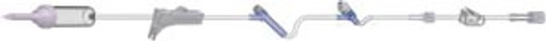 108305 Amsino International, Inc. IV Admin Set, Pre-Attached Extension Set, 10 Drops Per mL, 89" Length, 16 mL Priming Volume, Non-Vented, 1 Pre-Pierced Y Site, 1 AMSafe Needle-Free Y Site with Pre-Attached Extension Set, Roberts Clamp, Rotating Male 108305 Amsino International, Inc. IV Admin Set, Pre-Attached Extension Set, 10 Drops Per mL, 89" Length, 16 mL Priming Volume, Non-Vented, 1 Pre-Pierced Y Site, 1 AMSafe Needle-Free Y Site with Pre-Attached Extension Set, Roberts Clamp, Rotating Male