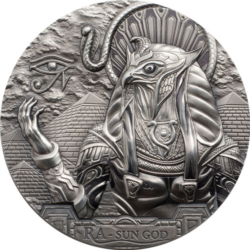 RA SUN GOD Egyptian Eagle Head Gods 3 Oz Silver Coin 20$ Cook Islands 2018 RA SUN GOD Egyptian Eagle Head Gods 3 Oz Silver Coin 20$ Cook Islands 2018