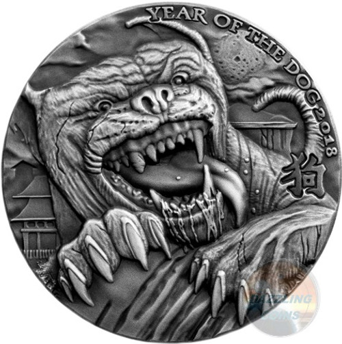 THE HOUND OF BASKERVILLES 1 oz Ultra HR Silver Coin The Ominous Lunar Calendar series 2018 Chad THE HOUND OF BASKERVILLES 1 oz Ultra HR Silver Coin The Ominous Lunar Calendar series 2018 Chad