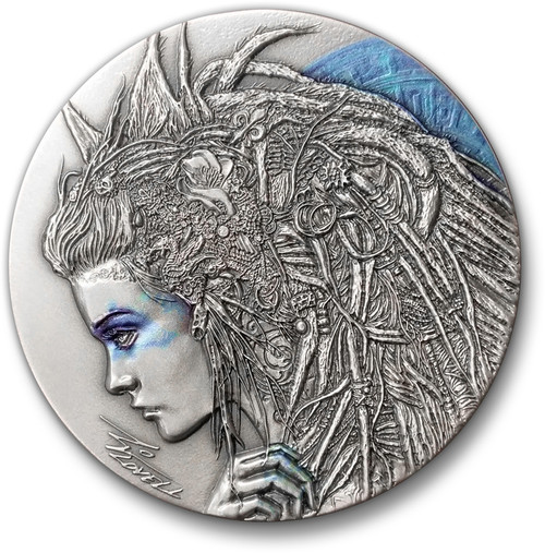 CASSANDRA Dark Beauties Silver Coin 2$ Niue 2018 CASSANDRA Dark Beauties Silver Coin 2$ Niue 2018