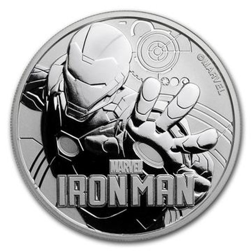 IRON MAN™ - 1 OZ SILVER COIN - MARVEL™ SERIES 2018 TUVALU IRON MAN™ - 1 OZ SILVER COIN - MARVEL™ SERIES 2018 TUVALU