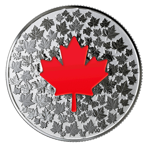 Hearts Aglow - Pure Silver Glow-in-the-Dark Coin Canada 2018 Hearts Aglow - Pure Silver Glow-in-the-Dark Coin Canada 2018